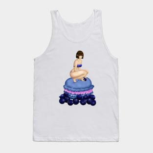 blueberry macarones girl Tank Top